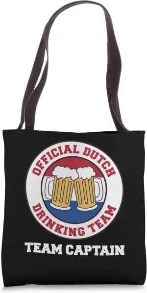 Official Dutch Drinking Team Captain Tote Bag