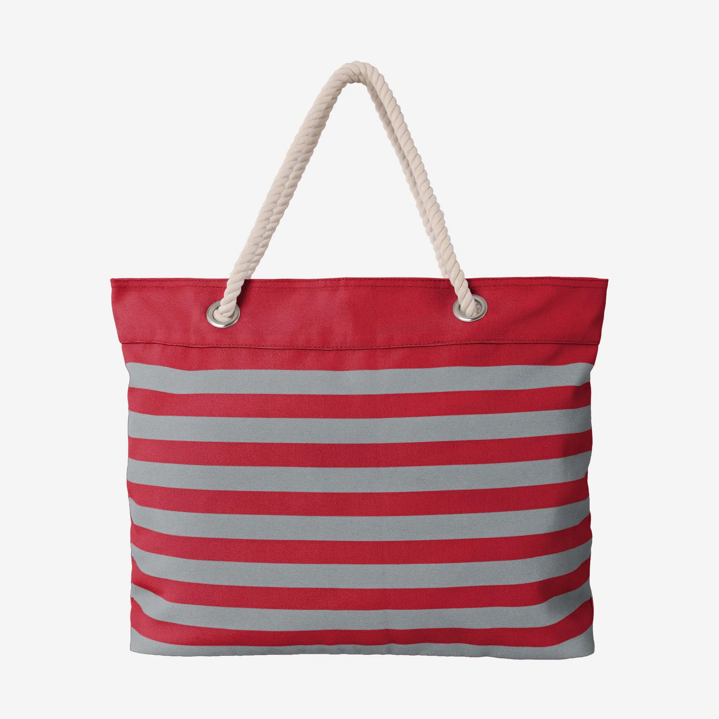 Ohio State Buckeyes Nautical Stripe Tote Bag
