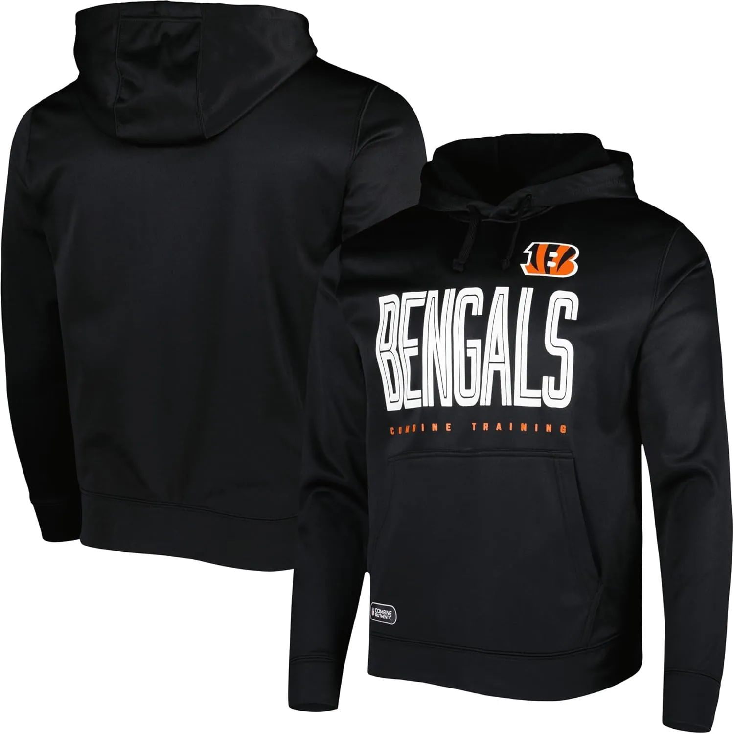 Outerstuff NFL Youth Unisex Green Team Color Performance Primary Logo Pullover Hoodie