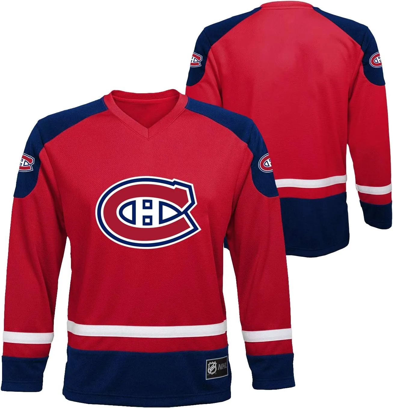 Outerstuff NHL Kids Youth 4-20 Long Sleeve Primary Logo Team Color Jersey