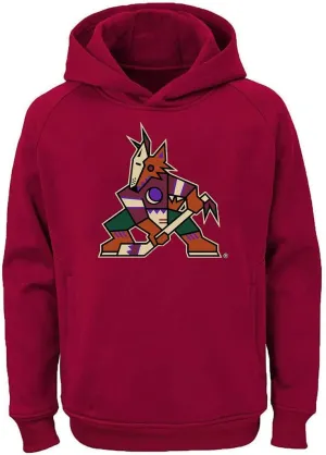 Outerstuff NHL Youth 8-20 Team Color Performance Primary Logo Pullover Sweatshirt Hoodie