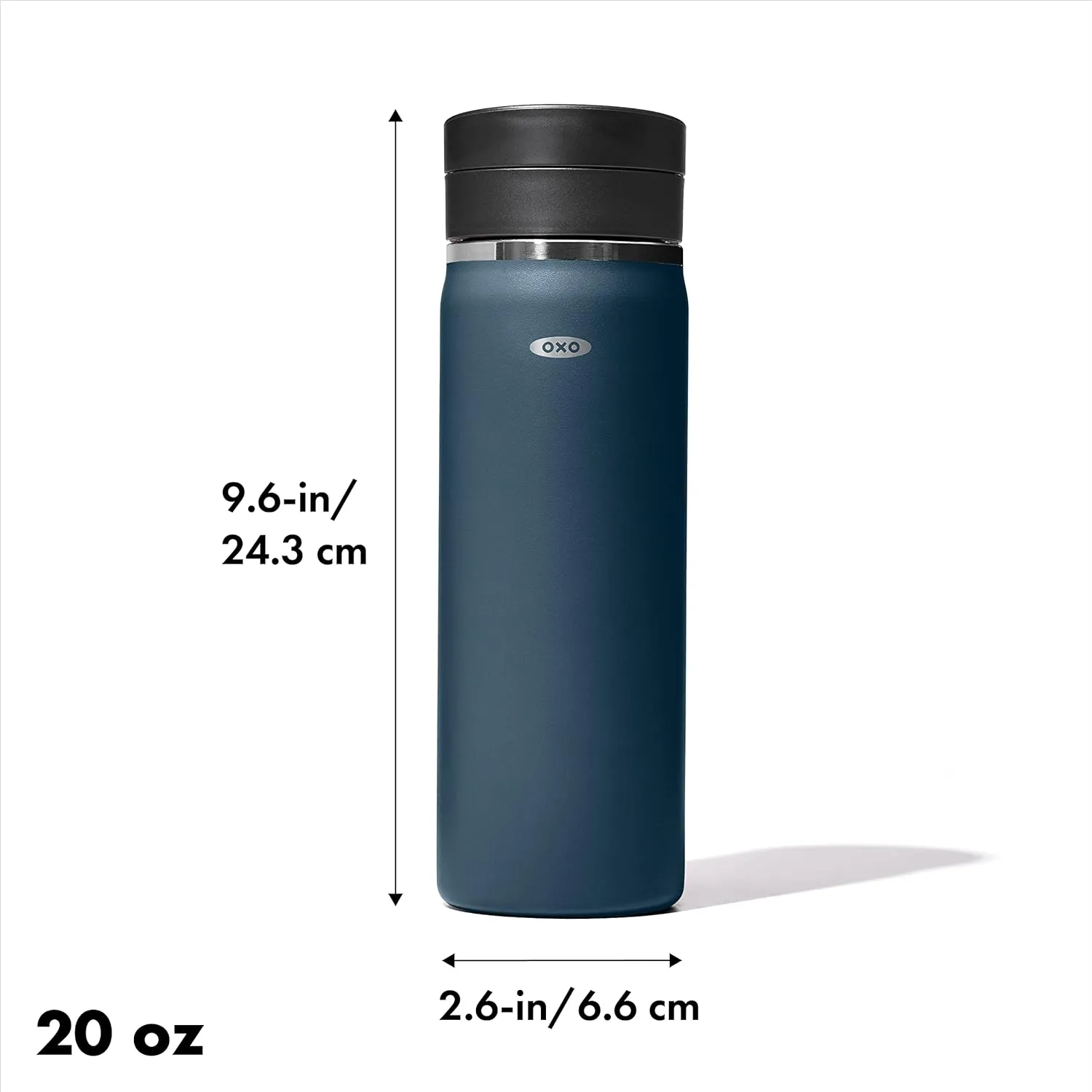 OXO Good Grips 20oz Travel Coffee Mug With Leakproof SimplyClean™ Lid - Dark Cobalt