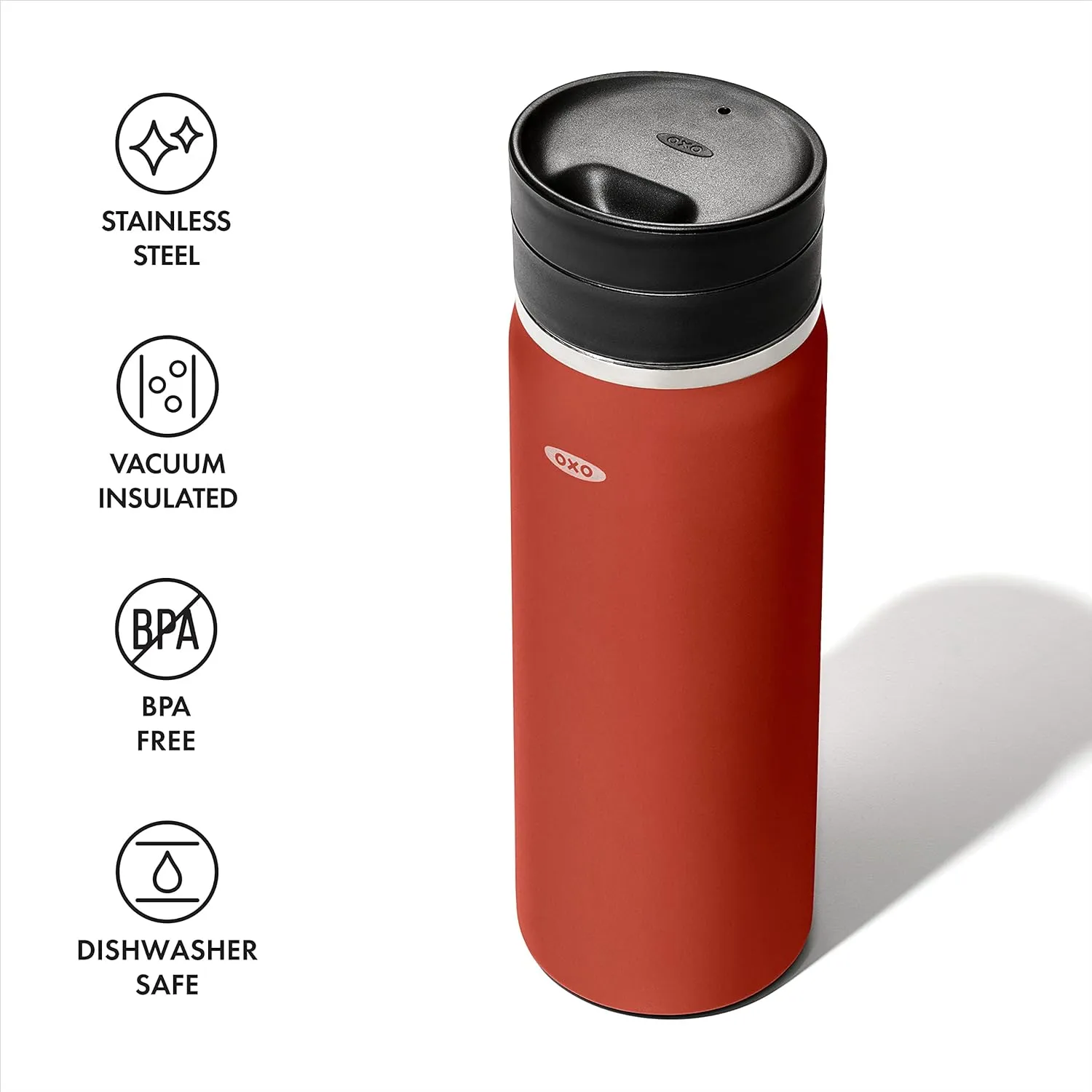 OXO Good Grips 20oz Travel Coffee Mug With Leakproof SimplyClean™ Lid - Terra Cotta