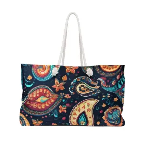 Paisley Pattern Weekender Bag for Trendy Escapes