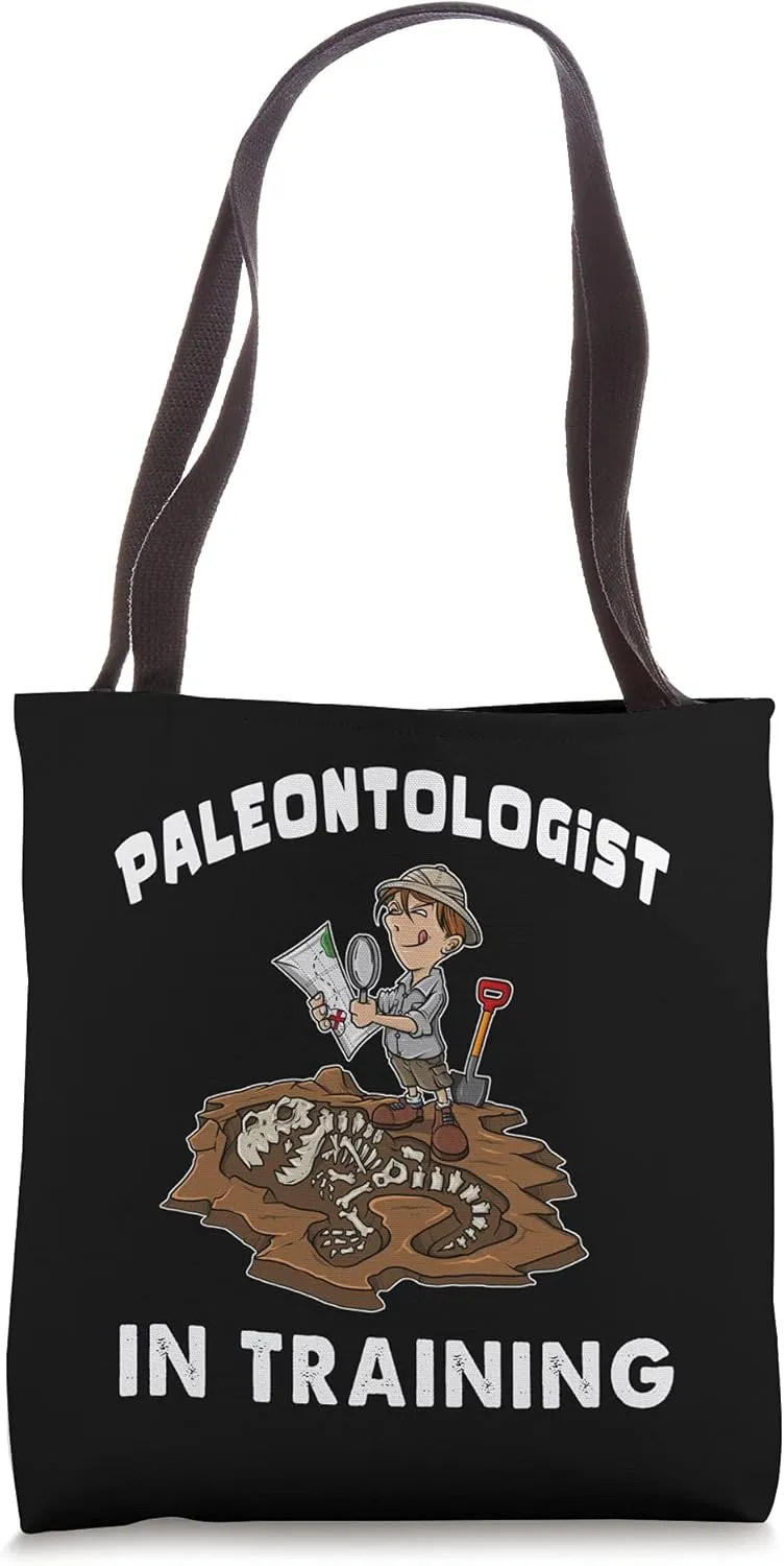 Paleontologist In Training Science Fan Dinosaurs Profession Tote Bag