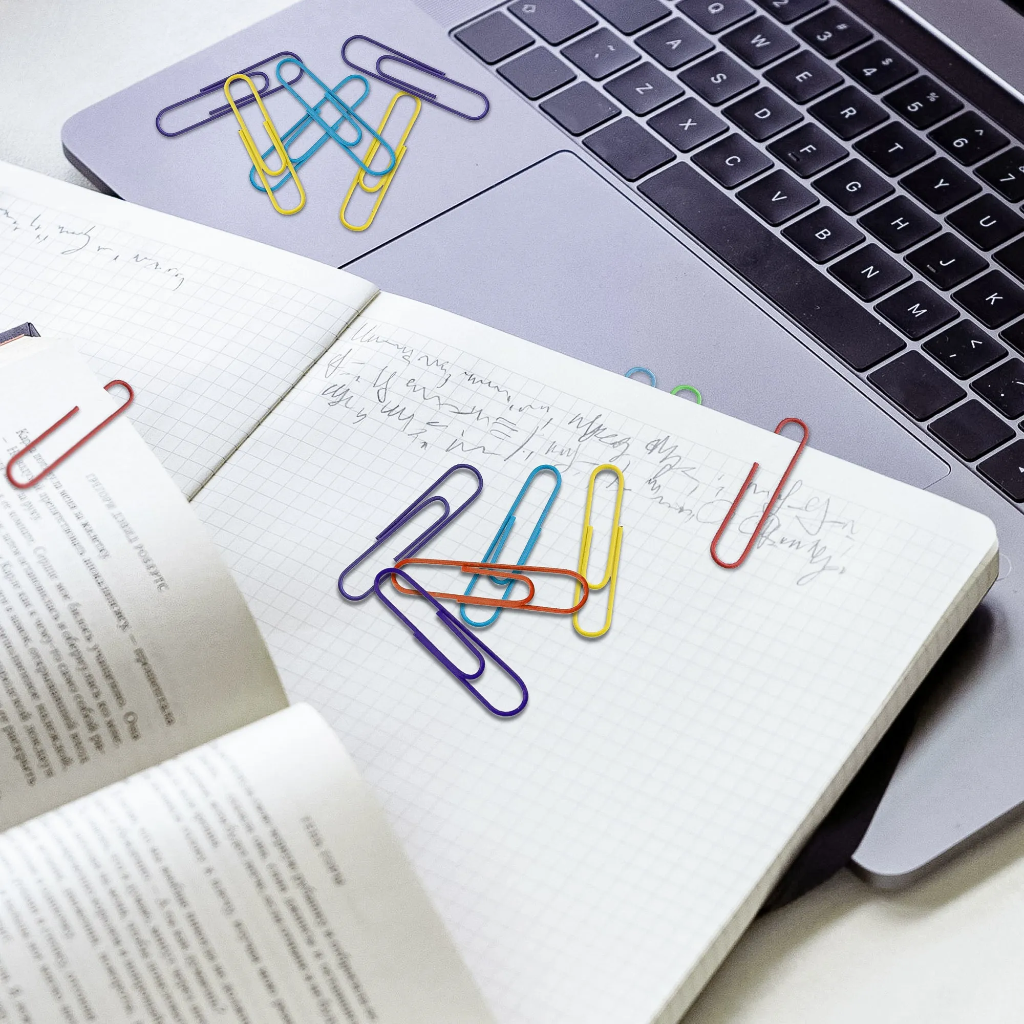 Paper Clip (50mm) Jumbo Color (100/Pack)