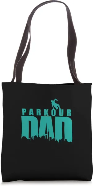 Parkour Dad Obstacle Sport Training Tote Bag