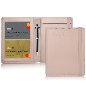 Passport Holder & Wallet - Light Pink