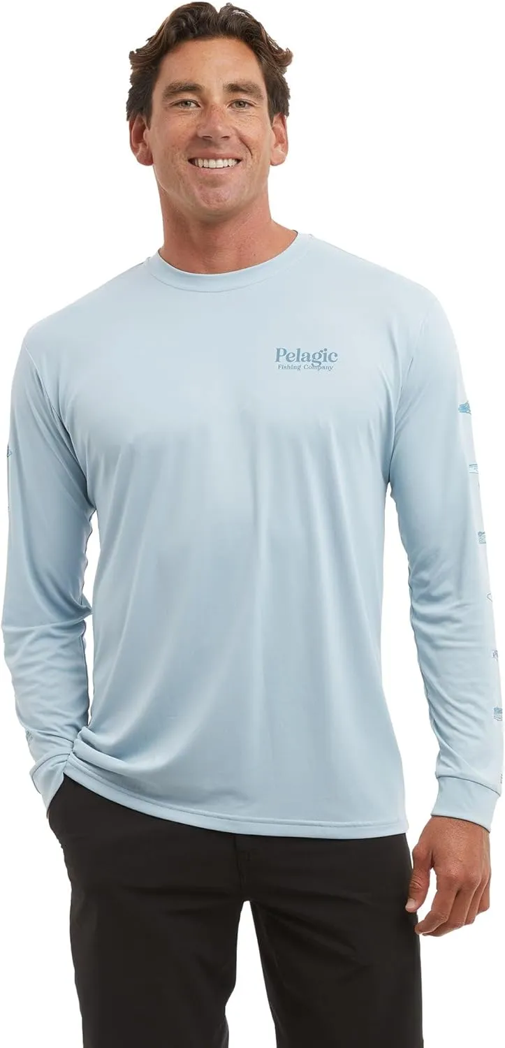 PELAGIC Apparel Men's Aquatek Stick Em Fishing Shirt