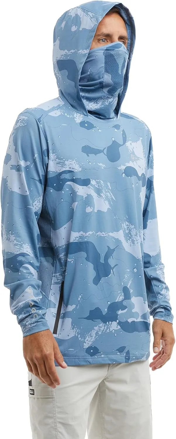 PELAGIC Apparel Men's Exo-Tech Hooded Fishing Shirt
