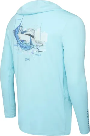 PELAGIC Apparel Men's Vaportek Goione Boat Hooded Fishing Shirt