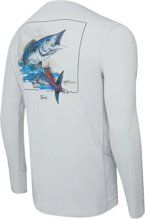 PELAGIC Apparel Men's Vaportek Goione Wahoo Fishing Shirt