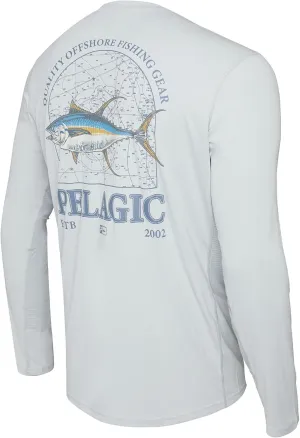 PELAGIC Apparel Men's Vaportek Mapped YFT Fishing Shirt