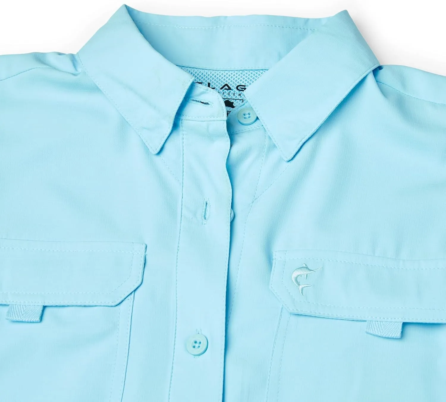 PELAGIC Women's Keys Guide Fishing Shirt, Short Sleeve, UPF 50  Protection, Ventilated and Lightweight