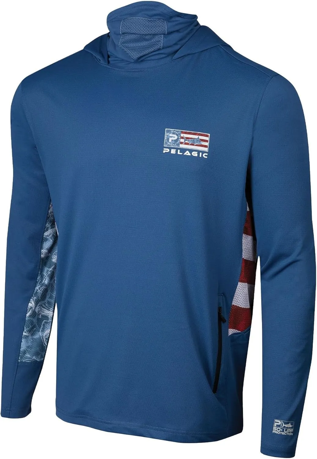 PELAGIC Youth Exo-Tech Icon Hooded Fishing Shirt