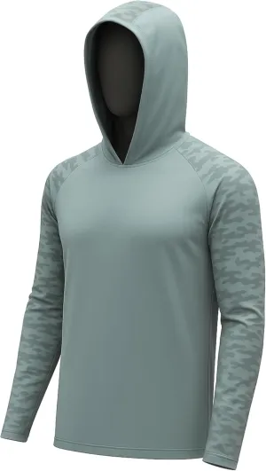 Permethrin Insect Repellent Mens Athletic Hoodies Long Sleeve Fishing Shirts SPF 50  UV Sun Shirt Protection Rash Guard