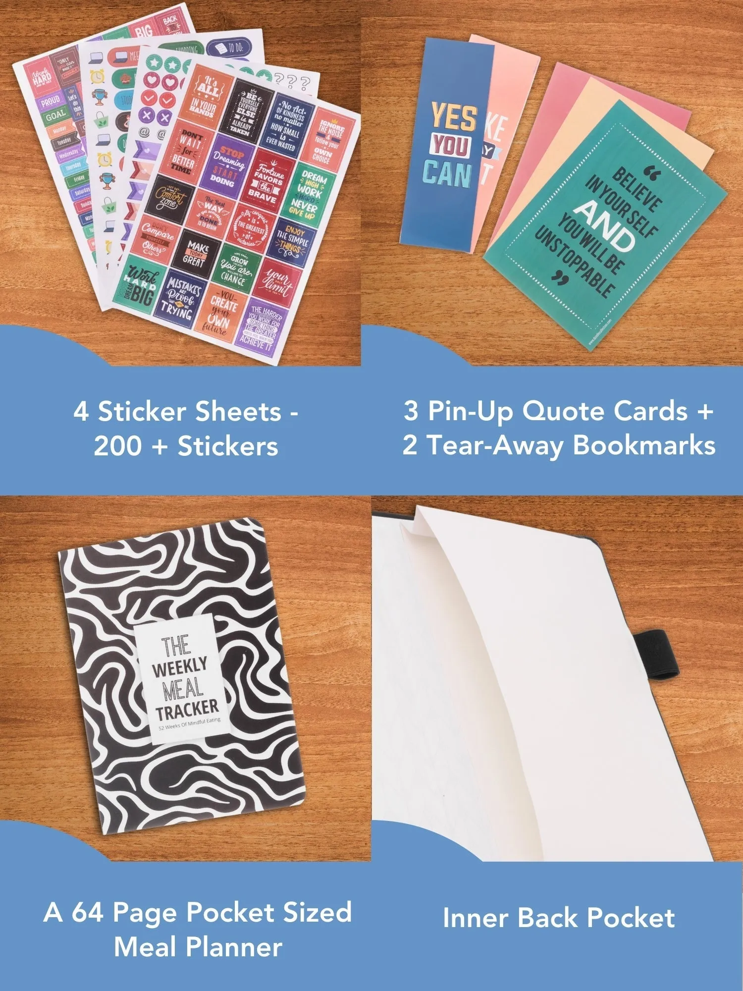 Personalized A5 Pro - Grey Undated Productivity Planner