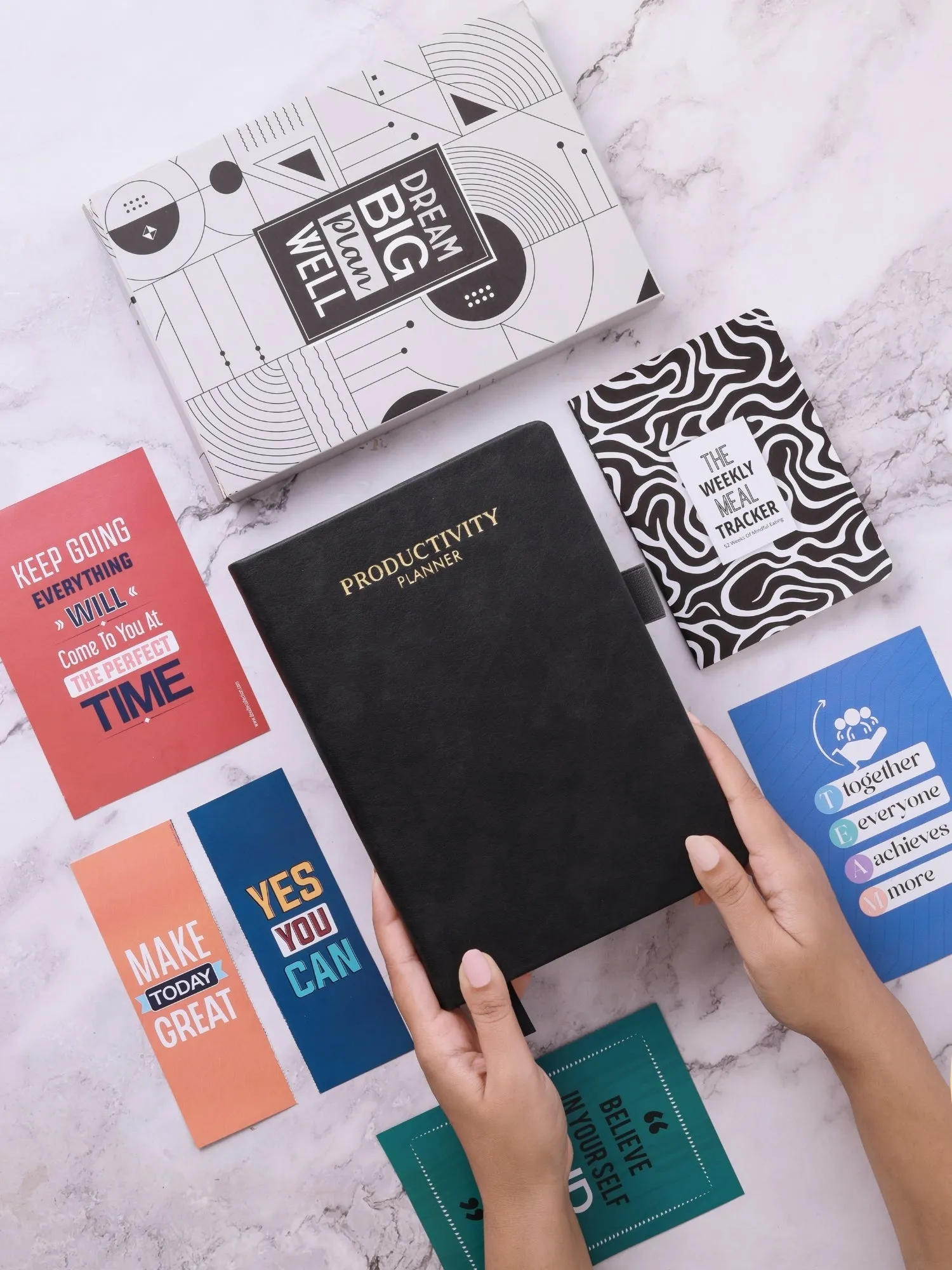 Personalized A5 Pro - Grey Undated Productivity Planner