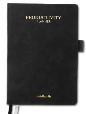 Personalized A5 Pro - Grey Undated Productivity Planner