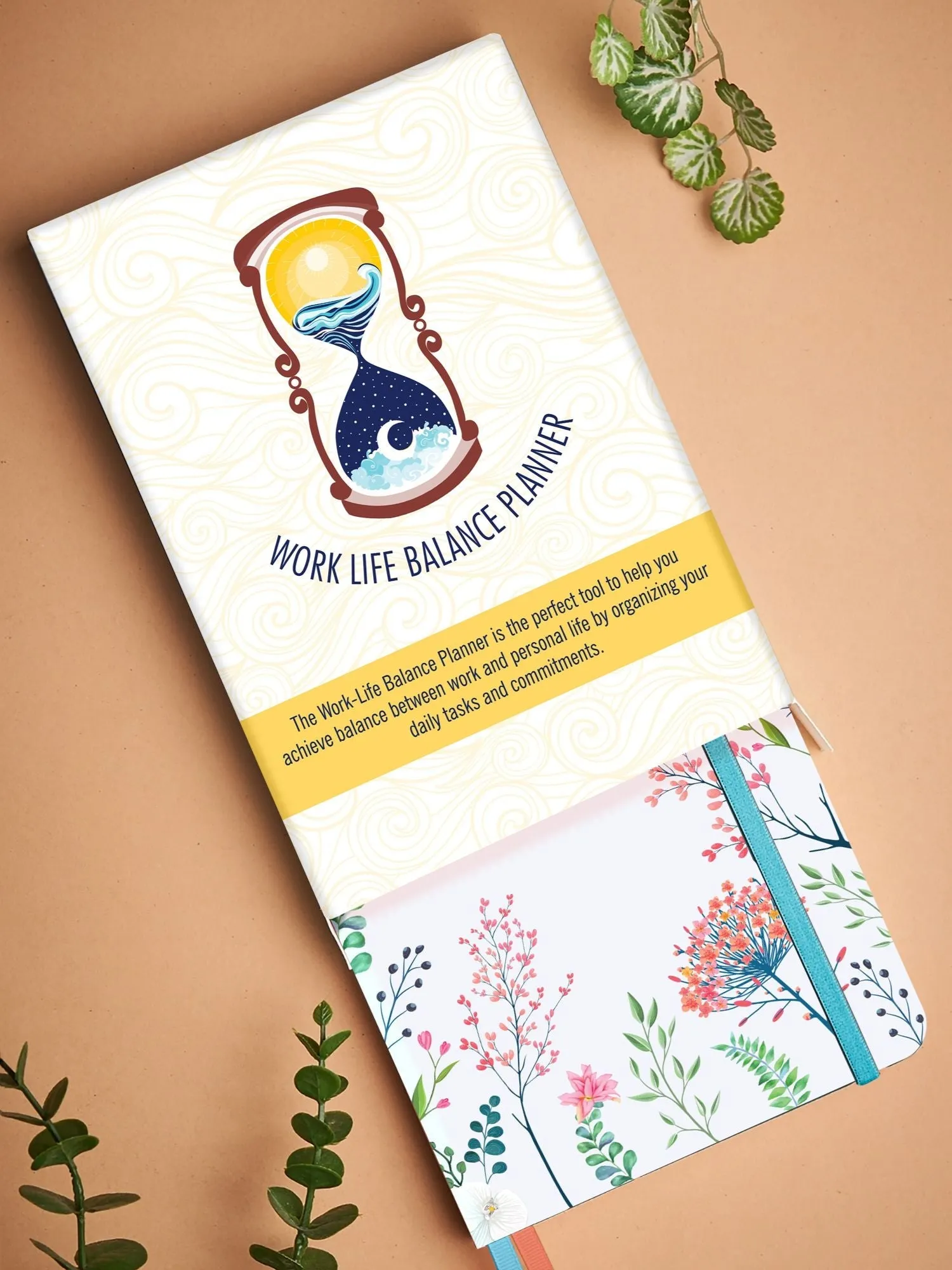 Personalized A5 Undated Work-Life Balance Planner - Daily Sync
