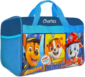 Personalized Licensed Kids Travel Duffel Bag - 18" (Paw Team)