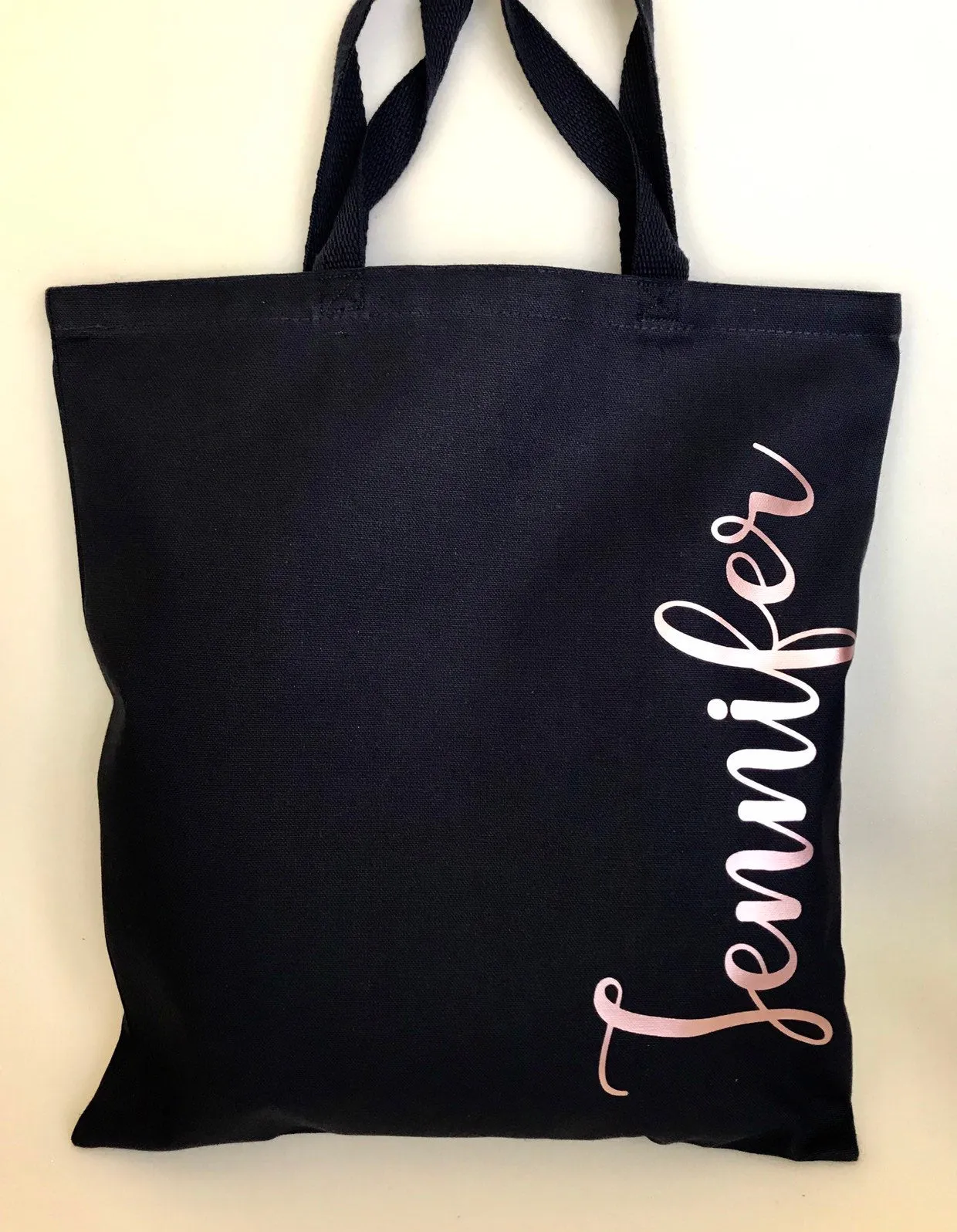 Personalized Tote Bags, Bridesmaid Gift Bag, Custom Canvas Tote