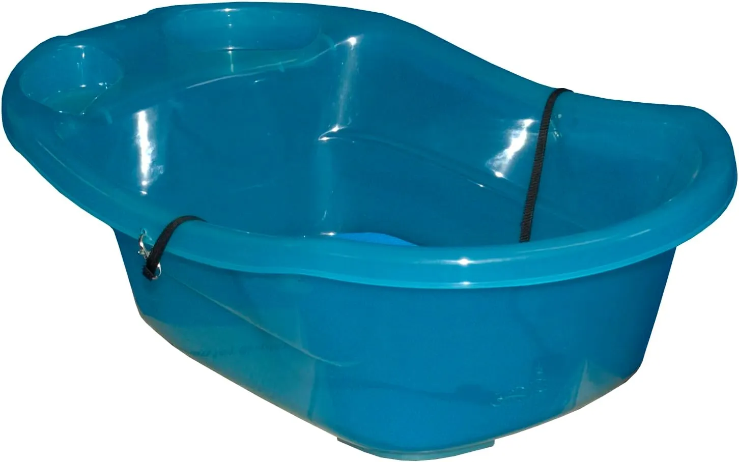 Pet Gear Pup-Tub, Bathtub for Dogs and Cats up to 20lbs, Easy Drain, Tethers Included, Aqua