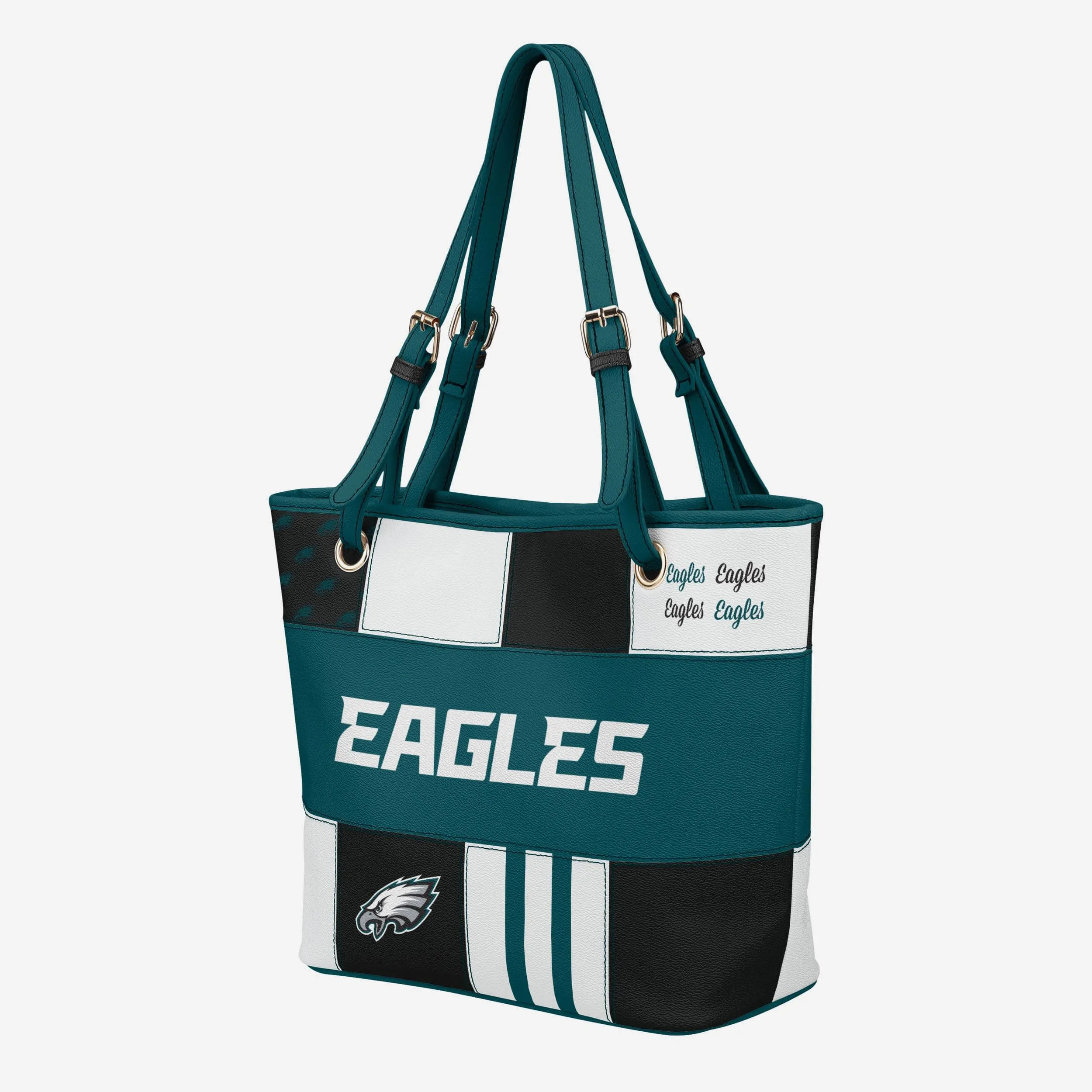 Philadelphia Eagles Printed Collage Tote