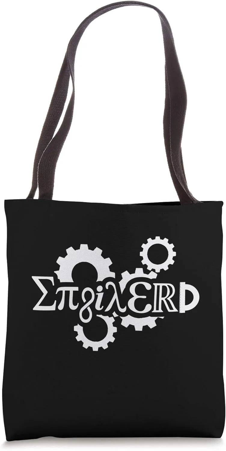 Pi Day Enginerd Engineer Mechanical Gear Tote Bag
