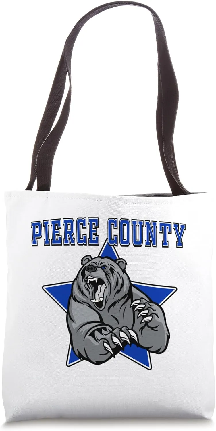 Pierce County Bears High School Team Spirit Tote Bag
