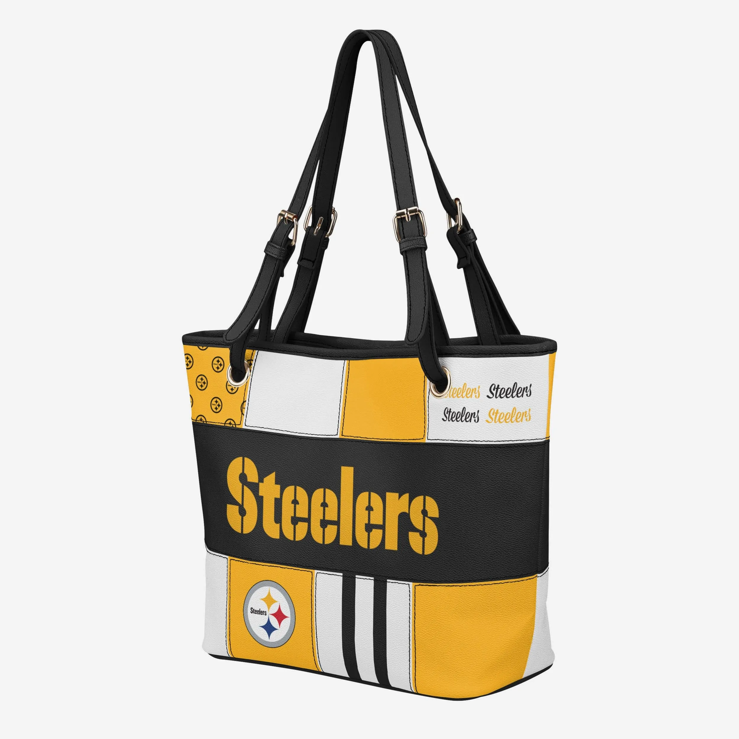 Pittsburgh Steelers Printed Collage Tote