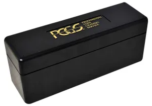 Plastic Storage Box for 20 Slab Coin Holders Black