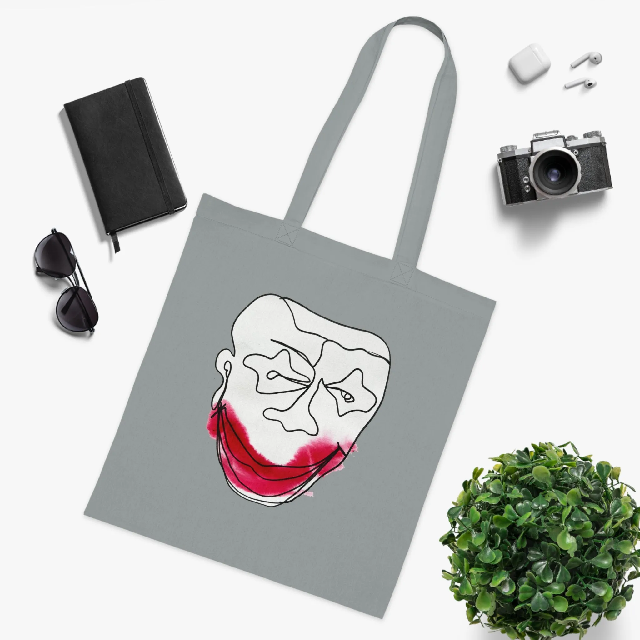 Poisonous Laugh - Versatile 100% Cotton Tote: Vibrant Colors, Light & Practical
