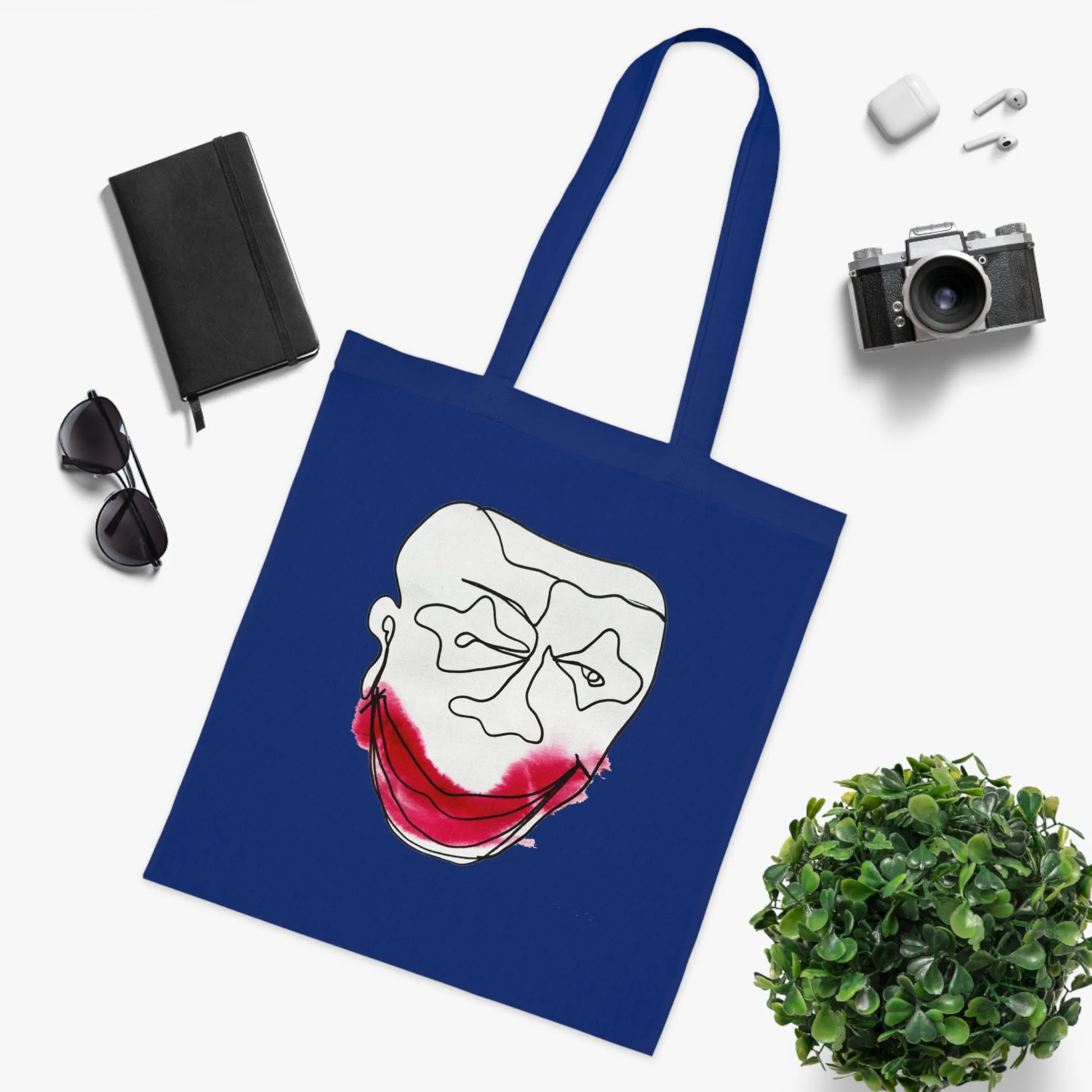 Poisonous Laugh - Versatile 100% Cotton Tote: Vibrant Colors, Light & Practical
