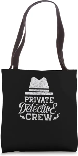 Private Detective Team Investigator Spy Observation Tote Bag