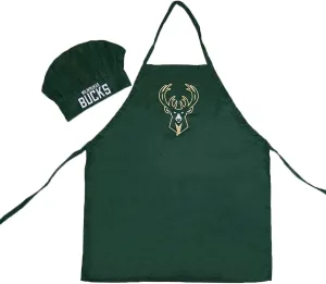 Pro Specialties Group Milwaukee Bucks Apron & Chef Hat, One size, Team color