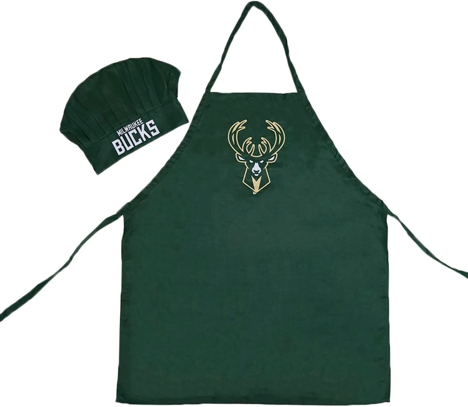Pro Specialties Group Milwaukee Bucks Apron & Chef Hat, One size, Team color