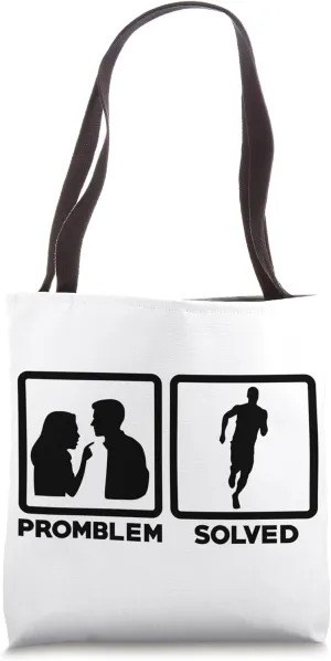 Problem Solved Running Jogging Endurance Training Athlete Tote Bag