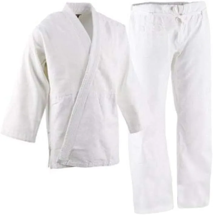 Professional Kimono - Heavyweight Karate Canvas Uniform - 100% Advanced Cotton Karate Gi 12 oz Adult and Kids White