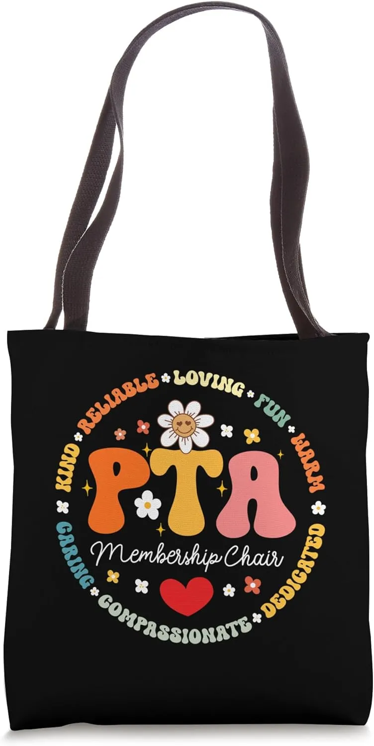 PTA Membership Chair Team Supporter PTA Squad Tote Bag