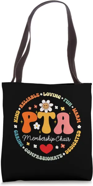 PTA Membership Chair Team Supporter PTA Squad Tote Bag