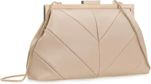 PU Clutch Purse for Women Dressy Evening Bag Formal Handbag for Wedding, Prom, Cocktail Party