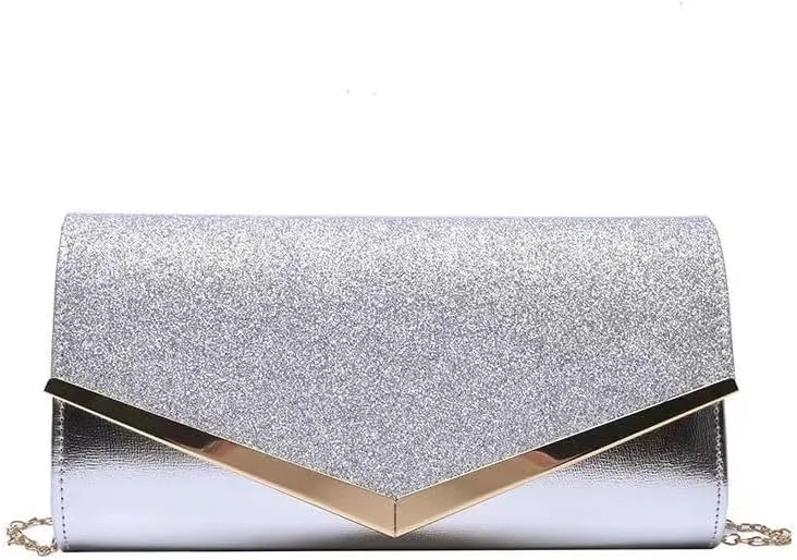 PU Leather Square Evening Bag Women Versatile Clutch Purses