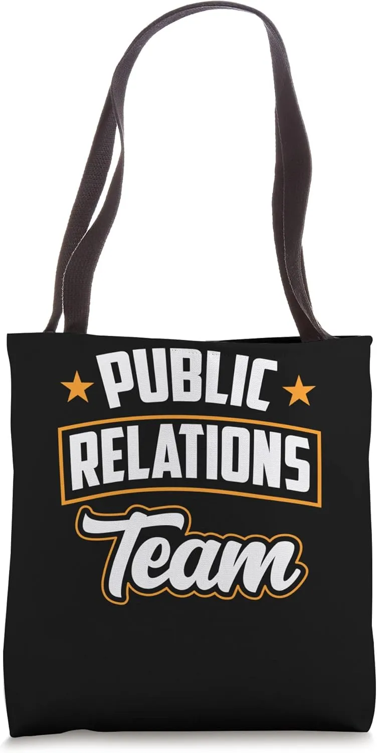 Public Relations Team Profession Job Pr Manager Tote Bag