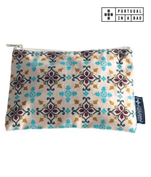 Purse Zippered Multipurpose | Tiles (Red)