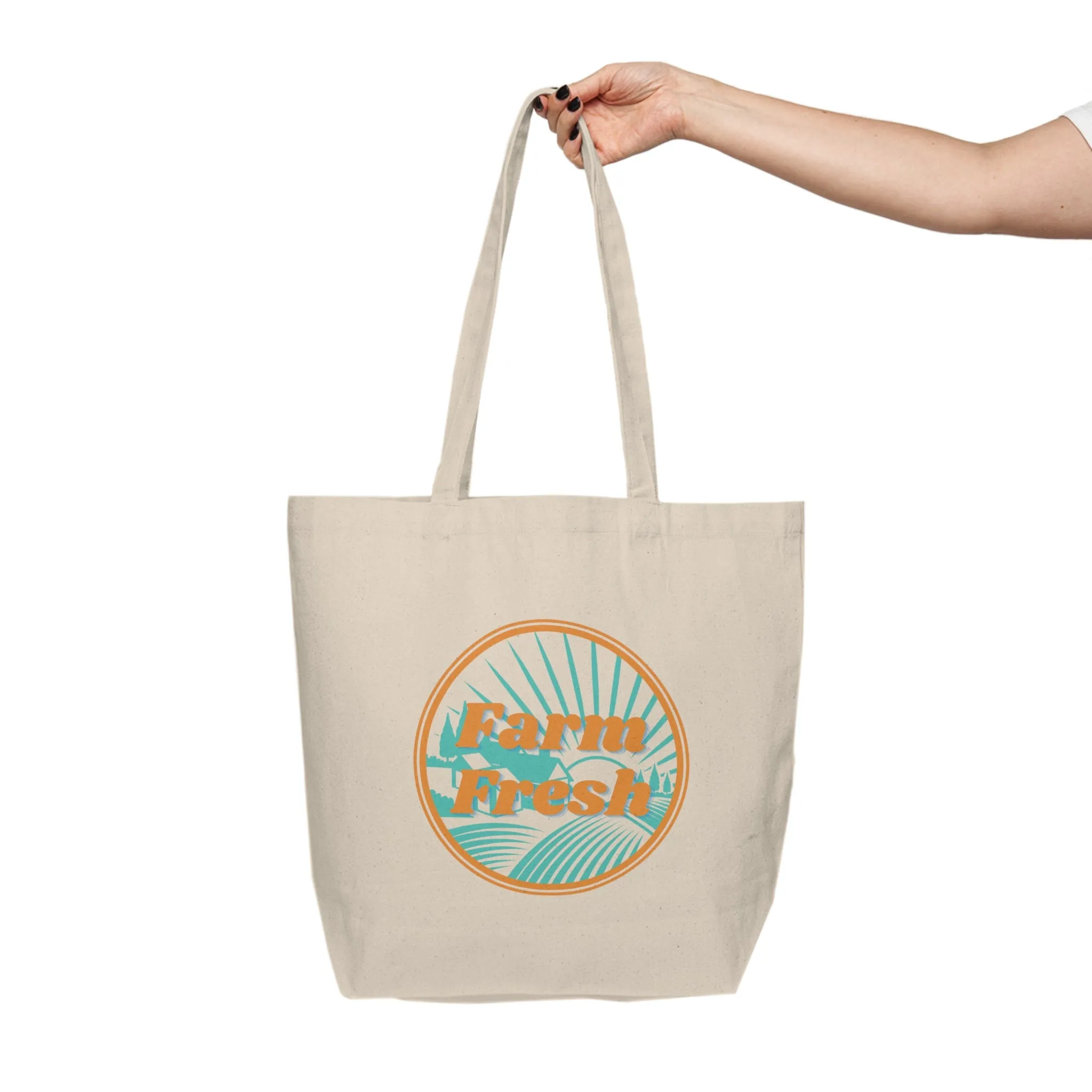 "Farm Fresh" Canvas Tote