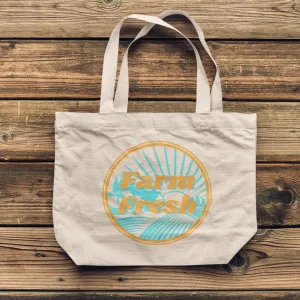 "Farm Fresh" Canvas Tote