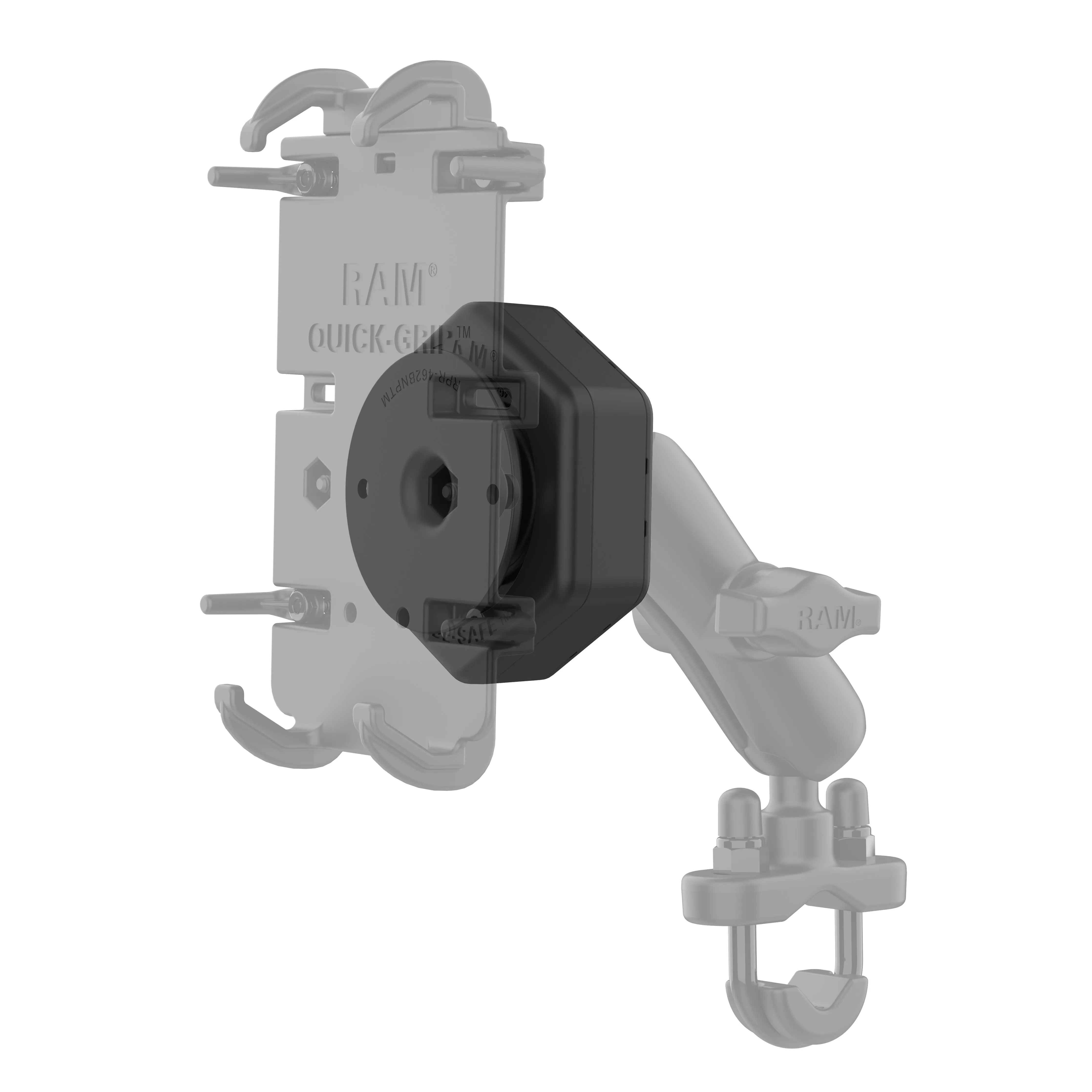 RAM® Vibe-Safe™ with NPT Adapter for 2-Hole Holders (RAP-462NPT)