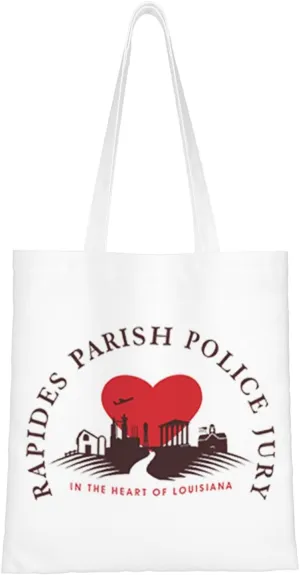 Rapides Parish Flag Tote Bag for Women Canvas Shopping Bags Reusable Beach Bag Grocery Bags Tote Shoulder Bag Gift Bags