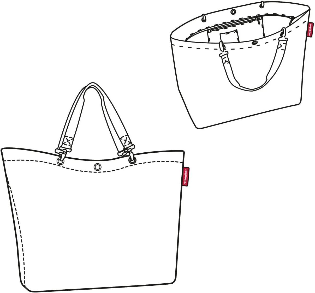 reisenthel shopper XL – Spacious shopping bag and classy handbag in one - Made of water-repellent material